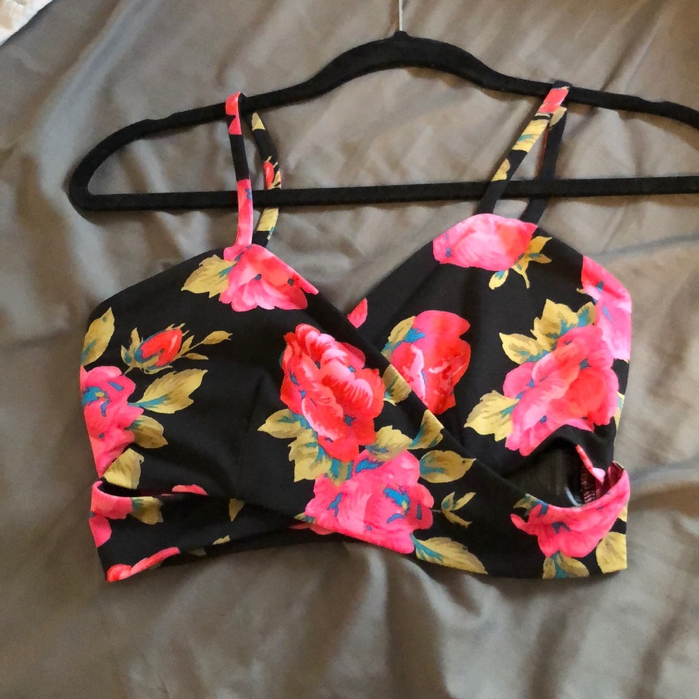Floral crop top